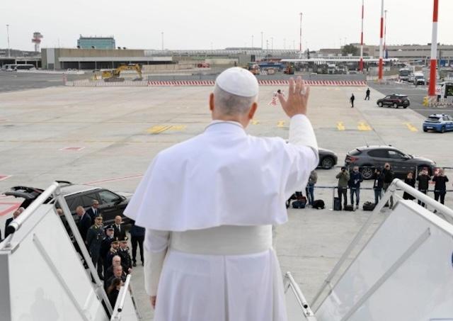 R�m, Lev XIV., lietadlo, cesta, Afrika